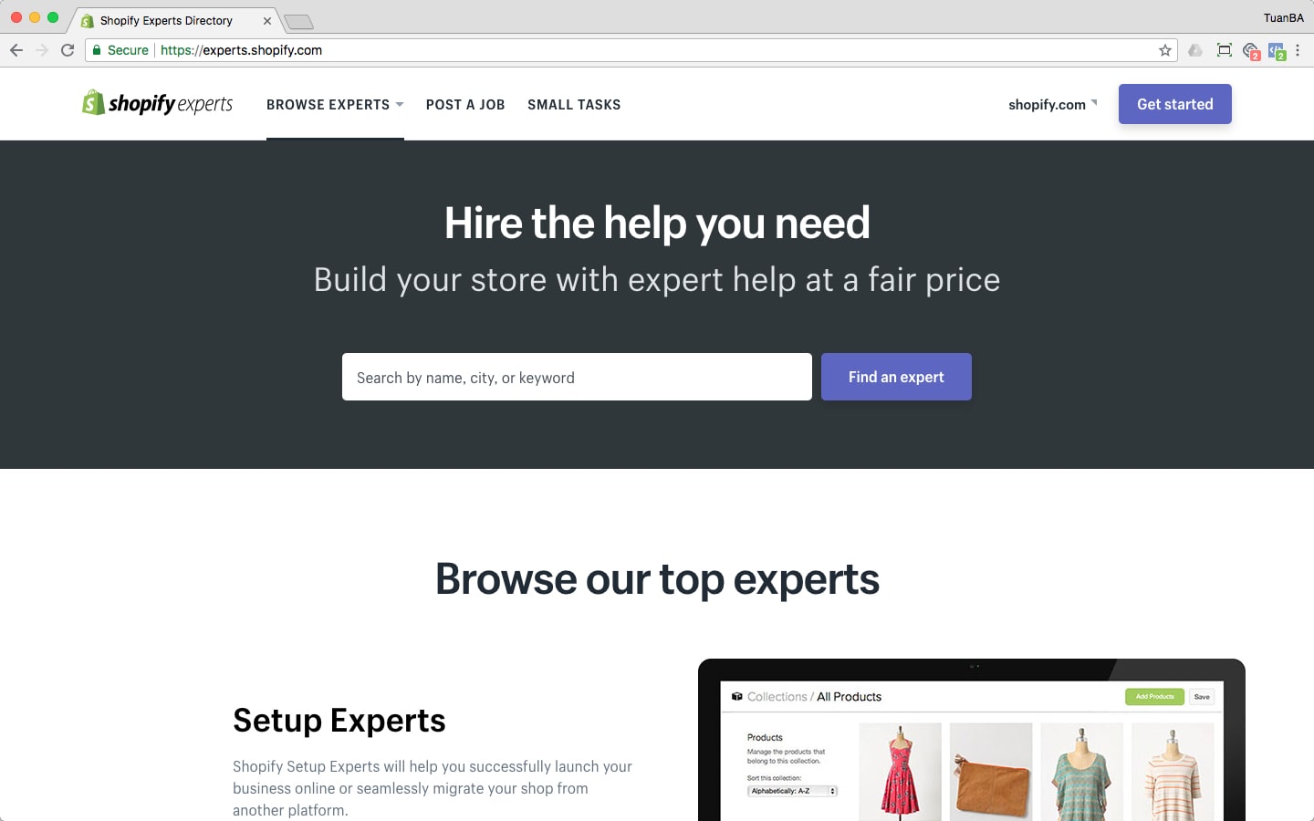 shopify experts marketplace