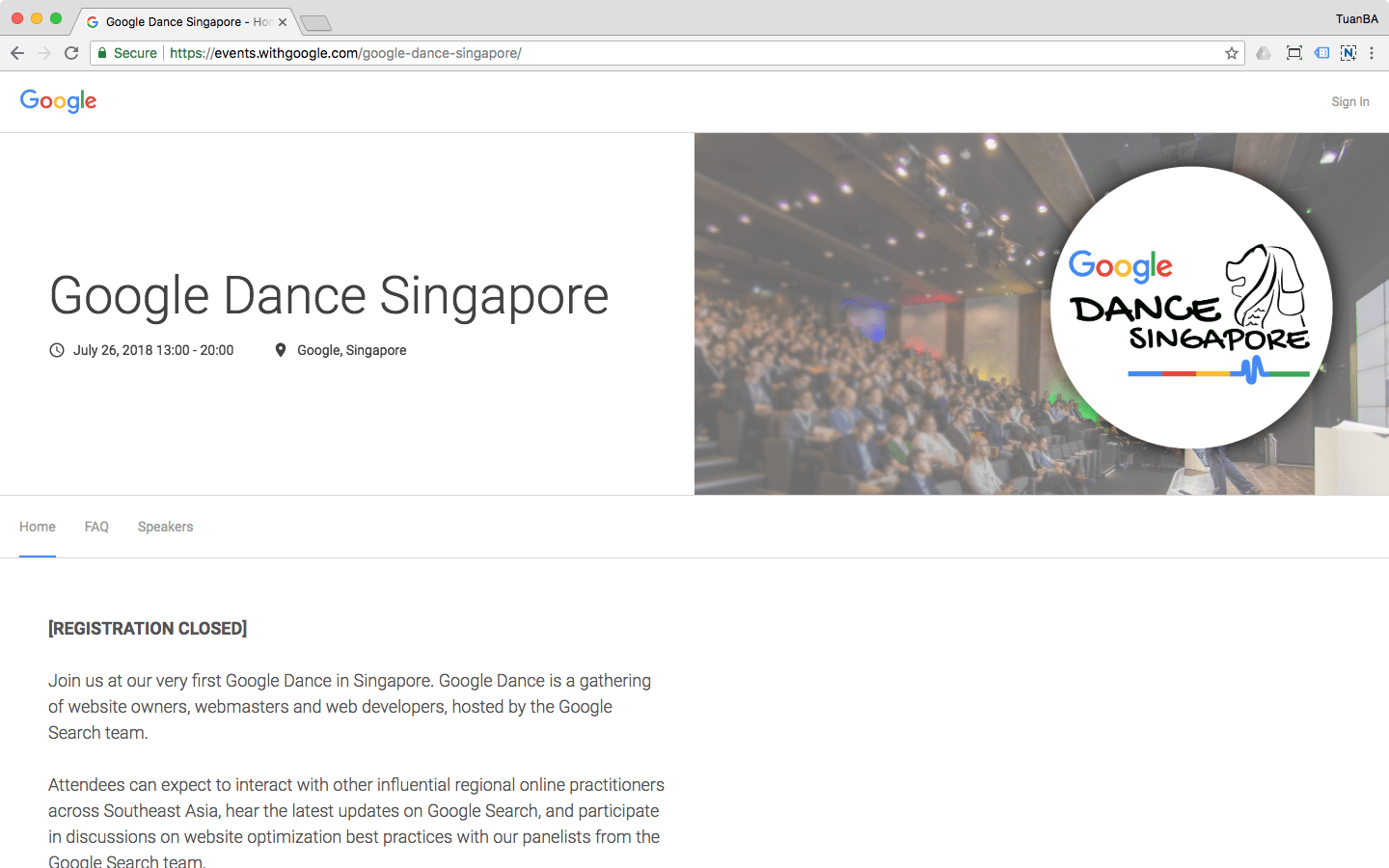 google dance singapore