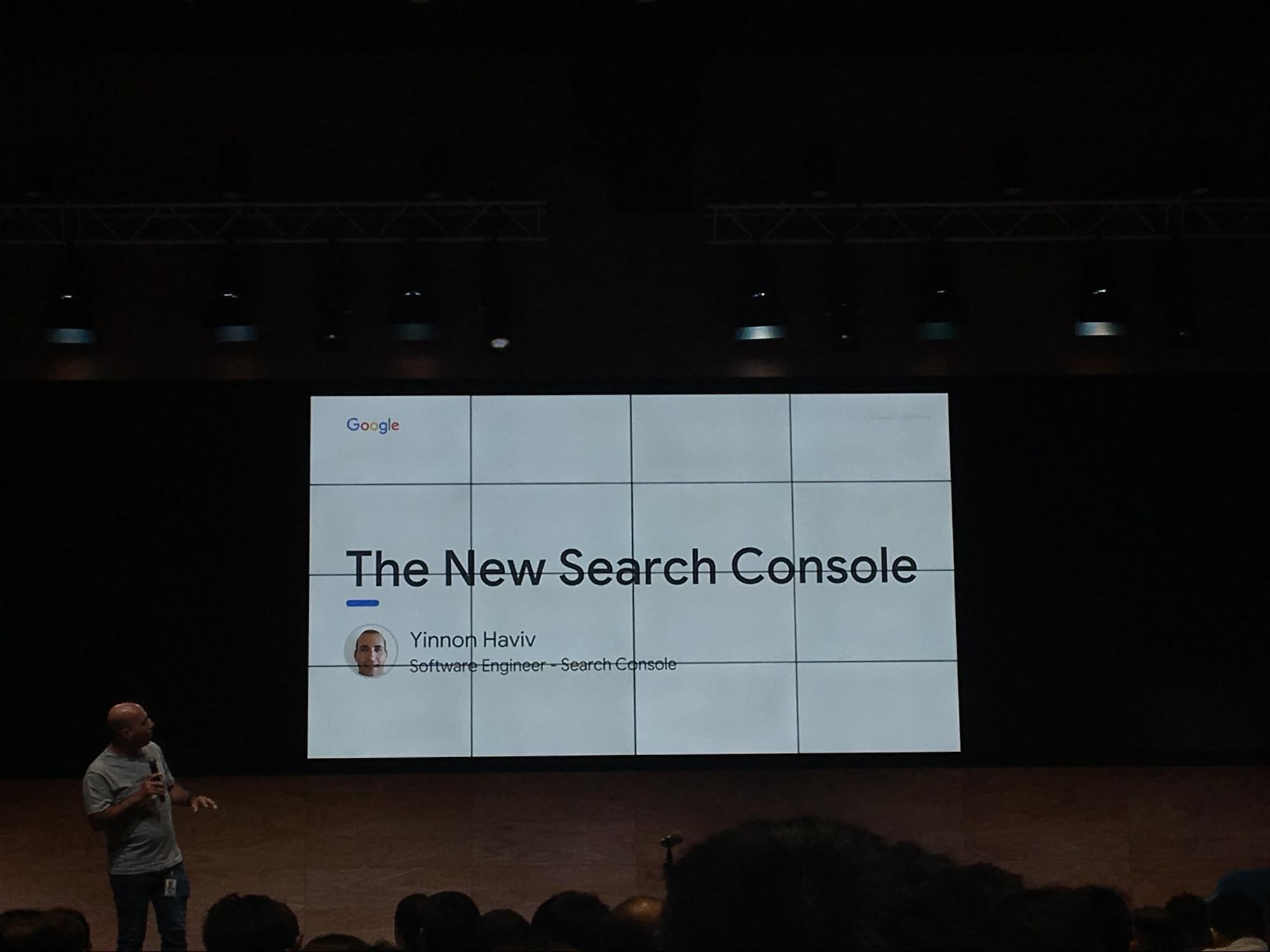 new google search console